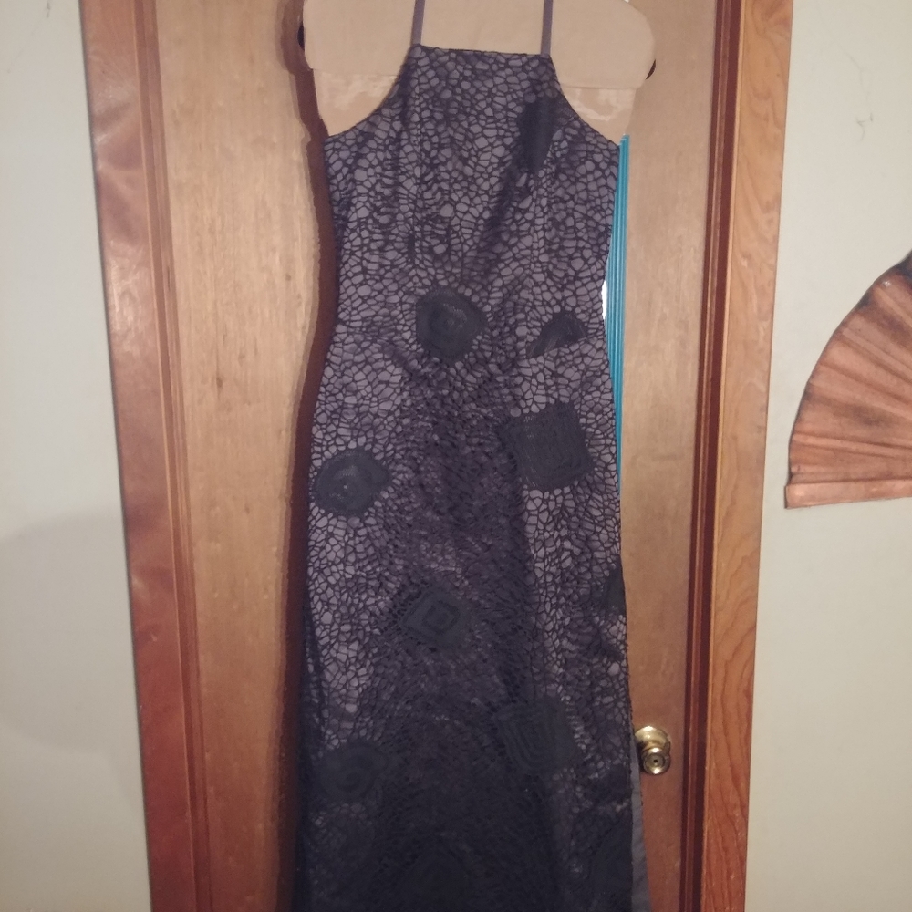 Black and Gray Dress 👗